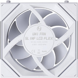 Lian Li UNI FAN SL-INF LCD FLEX 120 Wireless RGB case fans Wit, 3 stuks, 120 x 124 x 28 mm, PWM, 3 stuks