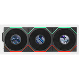 Lian Li UNI FAN TL LCD FLEX RGB case fans Zwart, 3 stuks, 124 x 120 x 28 mm, PWM