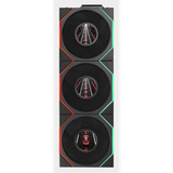 Lian Li UNI FAN TL LCD FLEX RGB case fans Zwart, 3 stuks, 124 x 120 x 28 mm, PWM