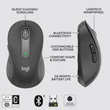 Logitech Signature M650 Medium draadloze muis Grafiet