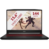MSI GF66 Katana 12UD-003NL 15.6" gaming laptop Zwart | i7-12700H | RTX 3050 Ti | 16 GB | 512 GB SSD