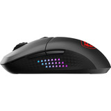 MSI VERSA 300 ELITE WIRELESS gaming muis Zwart, 400 - 26.000 DPI, 2,4 GHz / Bluetooth / USB
