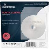 MediaRange CD/DVD Plastic Sleeves 50 Stuks, Bulk