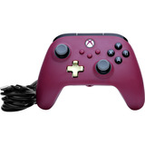 PowerA Advantage Plus bedrade controller voor Xbox Series X|S - Robijn Donkerrood, Xbox Series X|S, Xbox One, Pc