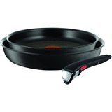 Tefal Ingenio Expertise + handgreep, 3 delig pannenset Zwart, Ø 28cm, Ø 24cm