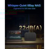 TerraMaster F6-424 Max nas Zwart, 2x 10GbE, USB, HDMI