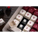 8BitDo Retro 18 Mechanical Numpad - Fami Edition Wit/rood, Kaih Box White switch V2, Dye-sub PST keycaps, USB / 2,4 GHz / Bluetooth