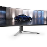 AOC AGON PRO PD49 49" Curved UltraWide gaming monitor Zwart, 2x HDMI, 1x DisplayPort, Sound, RJ-45