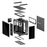 ASUS TUF Gaming GT502 Horizon ARGB midi tower behuizing Zwart | 3x USB-A | 1x USB-C | Tempered Glass