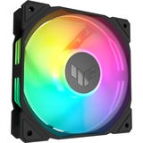 ASUS TUF Gaming TR120 ARGB Reverse fan Pack, 3 stuks case fan Zwart/transparant