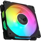 ASUS TUF Gaming TR120 ARGB Reverse fan Pack, 3 stuks case fan Zwart/transparant