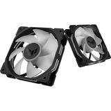 ASUS TUF Gaming TR120 ARGB Reverse fan Pack, 3 stuks case fan Zwart/transparant