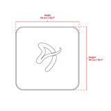 Arozzi ZONA Quattro Floor Pad - Crawling Chaos beschermingsmat 