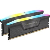 Corsair Vengeance RGB 64 GB DDR5-5600 (2x 32 GB) werkgeheugen Grijs, CMH64GX5M2D5600Z40, UDIMM, XMP, EXPO