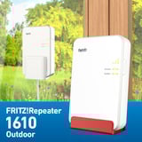 FRITZ! Repeater 1610 Outdoor Edition International poe-repeater Wit, Mesh Wi-Fi, PoE+