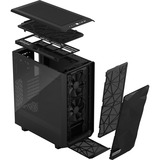 Fractal Design Meshify 2 Compact Light Tempered Glass midi tower behuizing Zwart | 2x USB-A | 1x USB-C | Tempered Glass