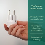 Frient Smart Plug Mini 2 Type E (Frans) stekker Wit, Zigbee 3.0