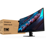 GIGABYTE GS27QCA 27" curved gaming monitor Zwart, 2x HDMI, DisplayPort, 180 Hz