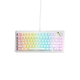 Glorious GMMK 3 75% Prebuilt Wired White RGB mechanisch gaming toetsenbord Wit, US lay-out (QWERTY), Glorious Fox, 75%, RGB, GPBT-doubleshot keycaps, Knob