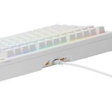 Glorious GMMK 3 75% Prebuilt Wired White RGB mechanisch gaming toetsenbord Wit, US lay-out (QWERTY), Glorious Fox, 75%, RGB, GPBT-doubleshot keycaps, Knob