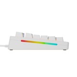 Glorious GMMK 3 75% Prebuilt Wired White, gaming toetsenbord Wit, US lay-out, Glorious Fox, 75%, RGB, GPBT-doubleshot keycaps, Knob