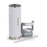 Igloo Sport Sipper Bottle 20 oz, 0,59 liter drinkfles Wit
