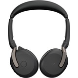 Jabra JBR Evolve2 65 Flex Link380a UC Duo on-ear headset Zwart