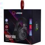 LORGAR Noah 500 over-ear gaming headset Zwart, Bluetooth 5.3 / 3.5mm