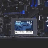 Patriot Burst Elite 960 GB SSD Zwart, PBE960GS25SSDR, SATA 6 Gb/s