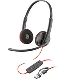 Poly  on-ear headset Zwart
