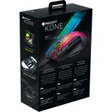 Roccat Kone XP gaming muis Zwart, 50 - 19000 Dpi, 3D RGB led