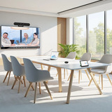 Rocware RB10 4K USB Smart Conferencing VideoBar conferentiesysteem Zwart, 20MP UHD CMOS-sensor