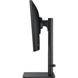 SAMSUNG Essential S24F430UAU 24" monitor Zwart, 100 Hz, HDMI, Display Port, LAN, USB-C
