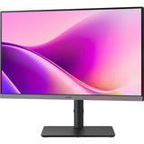Samsung Essential S4 S43UF 24" monitor Zwart, HDMI, DisplayPort, 4x USB-A, USB-C, RJ-45