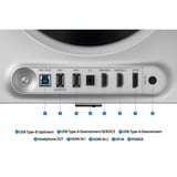 Samsung Odyssey OLED G6 G61SD 27" gaming monitor Zilver, 2x HDMI, 1x DisplayPort, USB-A, USB-B, 240 Hz