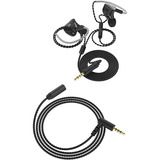 Sharkoon Stealthbite IEM in-ear oortjes Zwart, Pc, USB-A, UBS-C, 3,5 mm