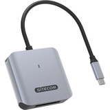 Sitecom USB-C kaartlezer Compact Flash Express type B Grijs/zwart