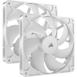 Corsair RS140 PWM case fan Wit, 2 stuks, 4-pins PWM fan-connector