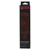  Dungeons and Dragons: Desk Mat & Coaster Set gaming muismat Donkerrood/zwart