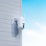 Foscam PD8, 4K/8MP Dual-band WiFi 6 PT beveiligingscamera Wit