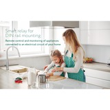 Frient Smart DIN Relay relais Lichtgrijs, Zigbee 3.0