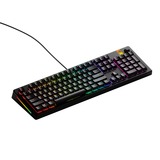 Glorious GMMK 3 HE 100% Prebuilt Wired Black, gaming toetsenbord Zwart, US lay-out, Glorious Fox, 100%, RGB, GPBT-doubleshot keycaps, Knob
