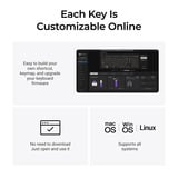 Keychron Q5 HE 8K Magnetic Switch Keyboard Wit, US lay-out (QWERTY), Keychron Ultra-Fast Lime, 96%, RGB leds, OSA double-shot PBT, hot swap, Knob