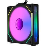 Lian Li UNI FAN SL-INFINITY 120 Reverse Blade RGB case fan Zwart, 120 x 122 x 25 mm, PWM
