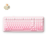 MCHOSE K99 V2 Wireless Gasket Mount Mechanical Keyboard Lichtroze, US lay-out (QWERTY), Kailh Box Icy Creamsicle, 99%, 98%, RGB, PBT Keycaps, Hot-Swap, 2.4 GHz | Bluetooth | USB-C