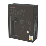Mysoda Woody Black bruiswatertoestel Zwart, Incl. CO2-gascilinder & PET fles
