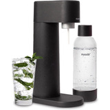Mysoda Woody Black bruiswatertoestel Zwart, Incl. CO2-gascilinder & PET fles