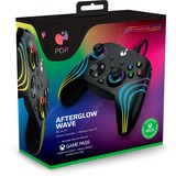 PDP Wired Controller - Afterglow Wave Zwart, Xbox Series X|S, Xbox One, PC