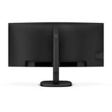 Philips 34B2U3600C 34" Curved UltraWide monitor Zwart, HDMI, DisplayPort, USB-C, Audio