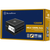SilverStone HELA 1200Rz Axis modulaire 1200 watt voeding  Zwart, 2x 12V-2x6, 5x PCIe